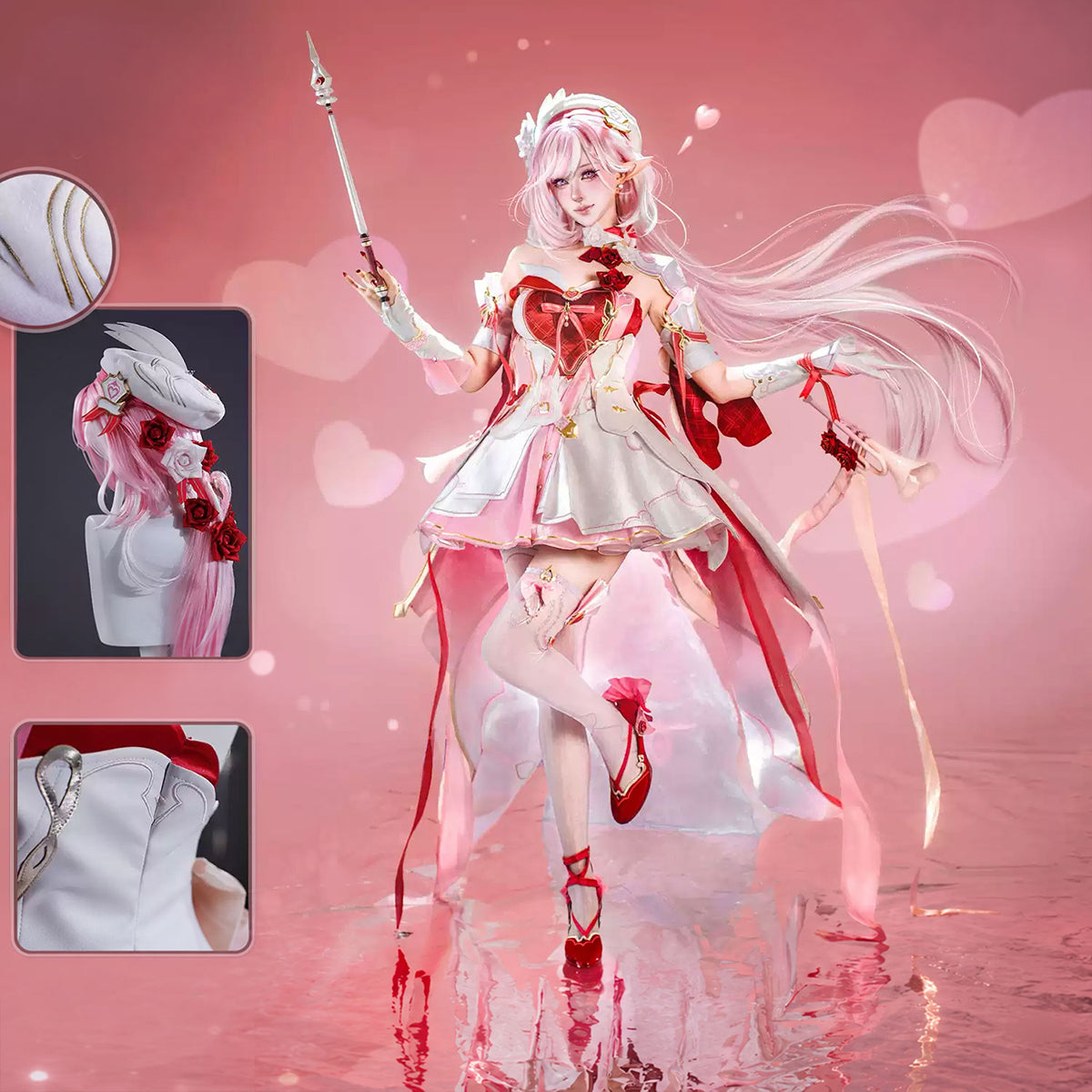 Honkai Impact 3rd Elysia Cosplay Costume - Premium EditionCostume,Game,Honkai Impact 3rd