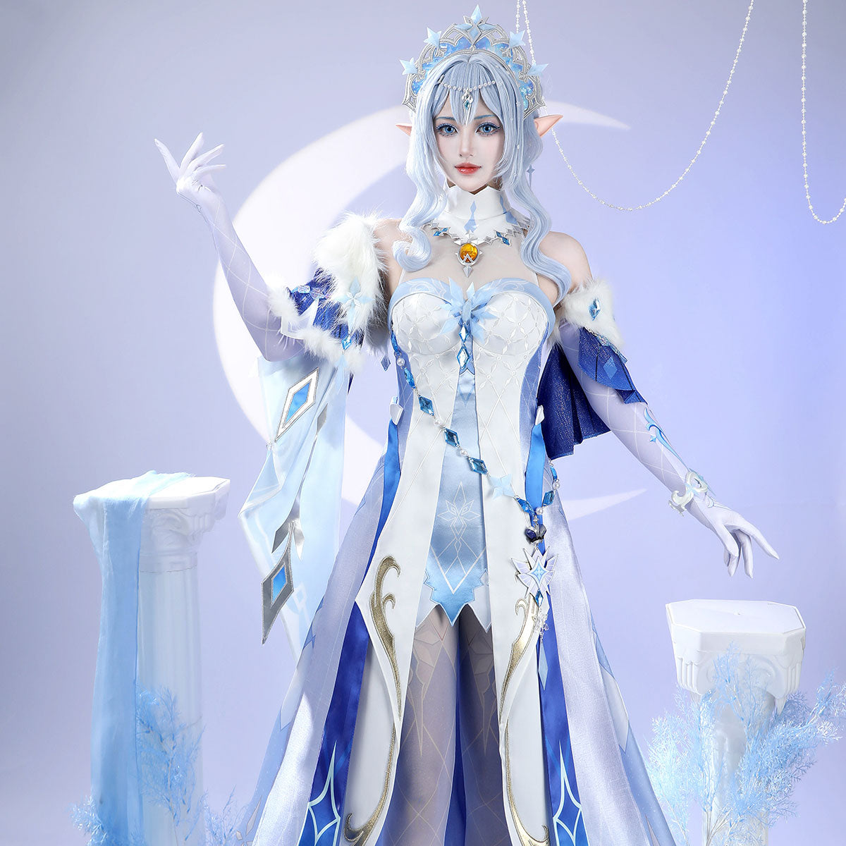 Genshin Impact Tsaritsa Anastasya Cosplay Costume – PremiumCostume,Game,Genshin Impact