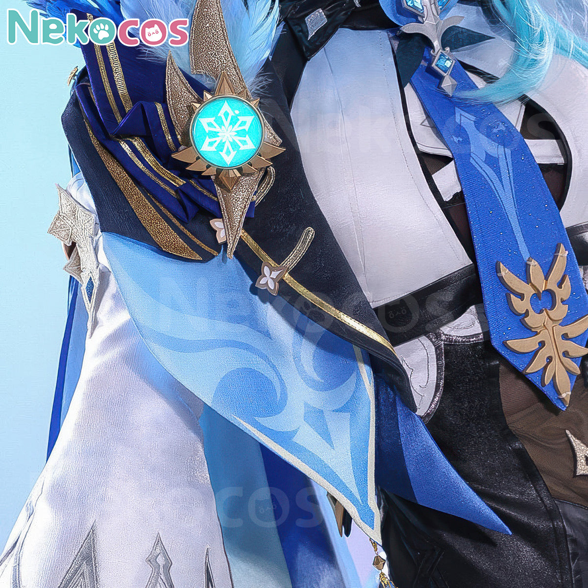 【Nekocos】Game Genshin Impact Cosplay Eula Cosplay Costume Premium Edition