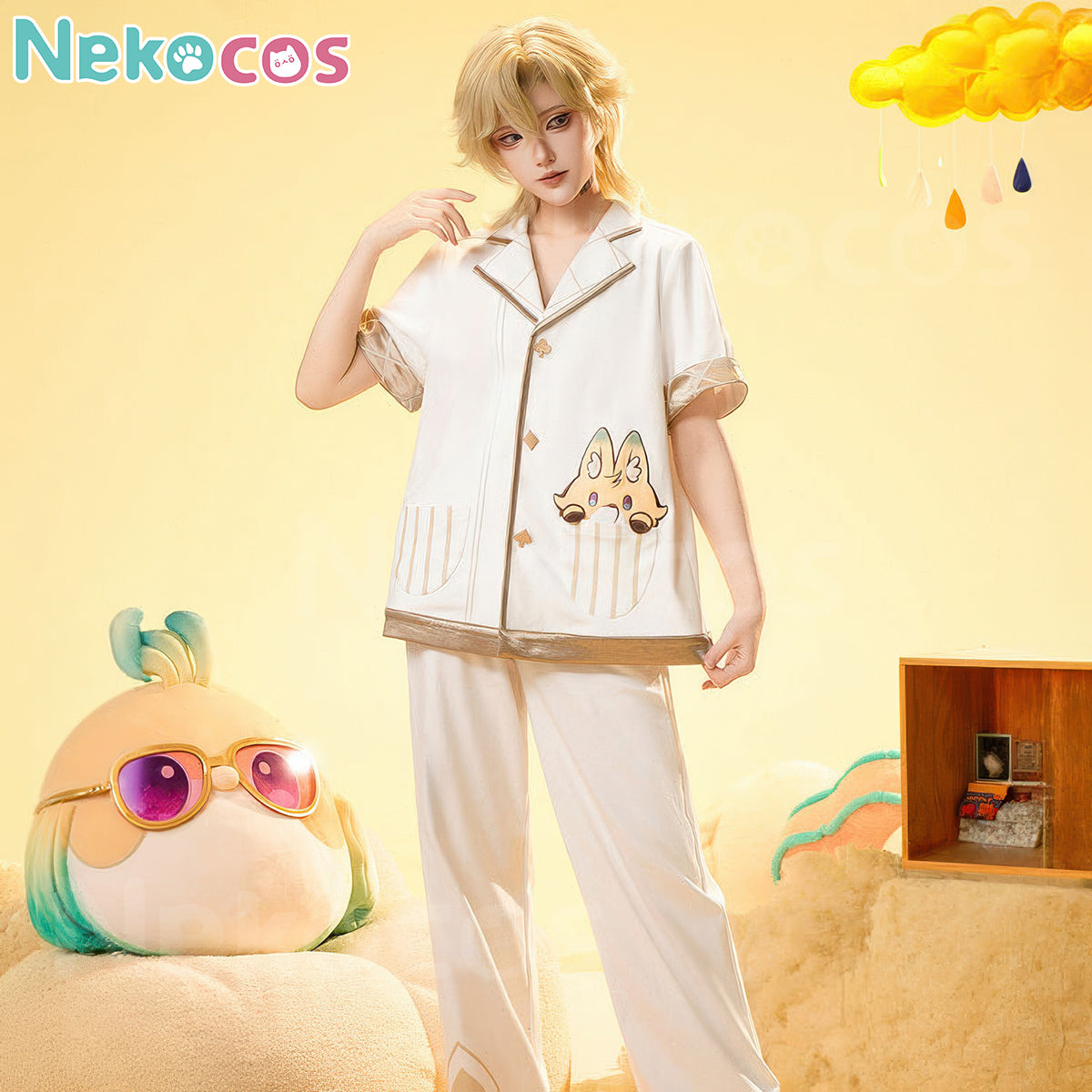 Honkai Star Rail Aventurine Cosplay Pajamas - In StockCostume,Game,Honkai: Star Rail
