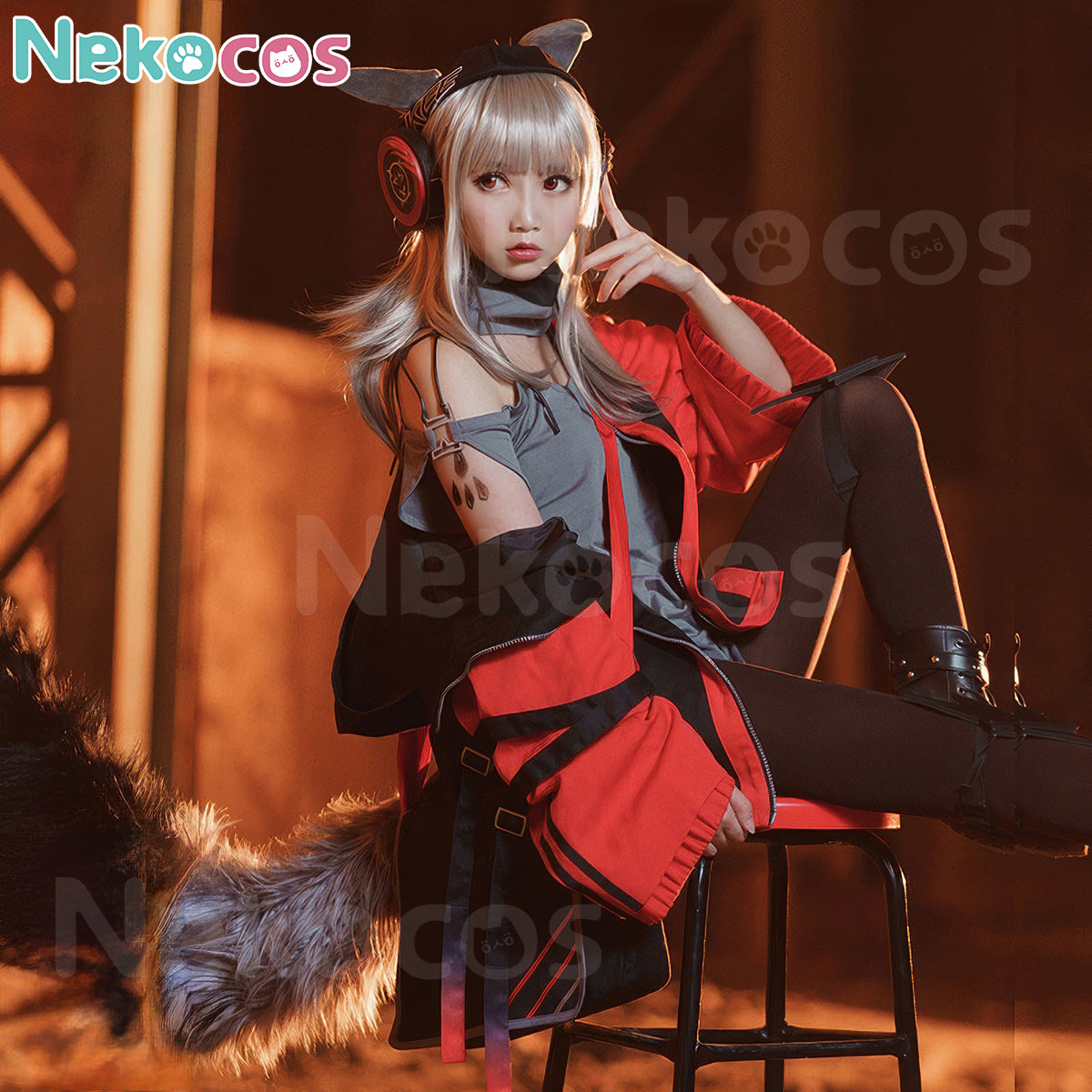 【Nekocos】Game Arknights Cosplay Frostleaf Cosplay Costume