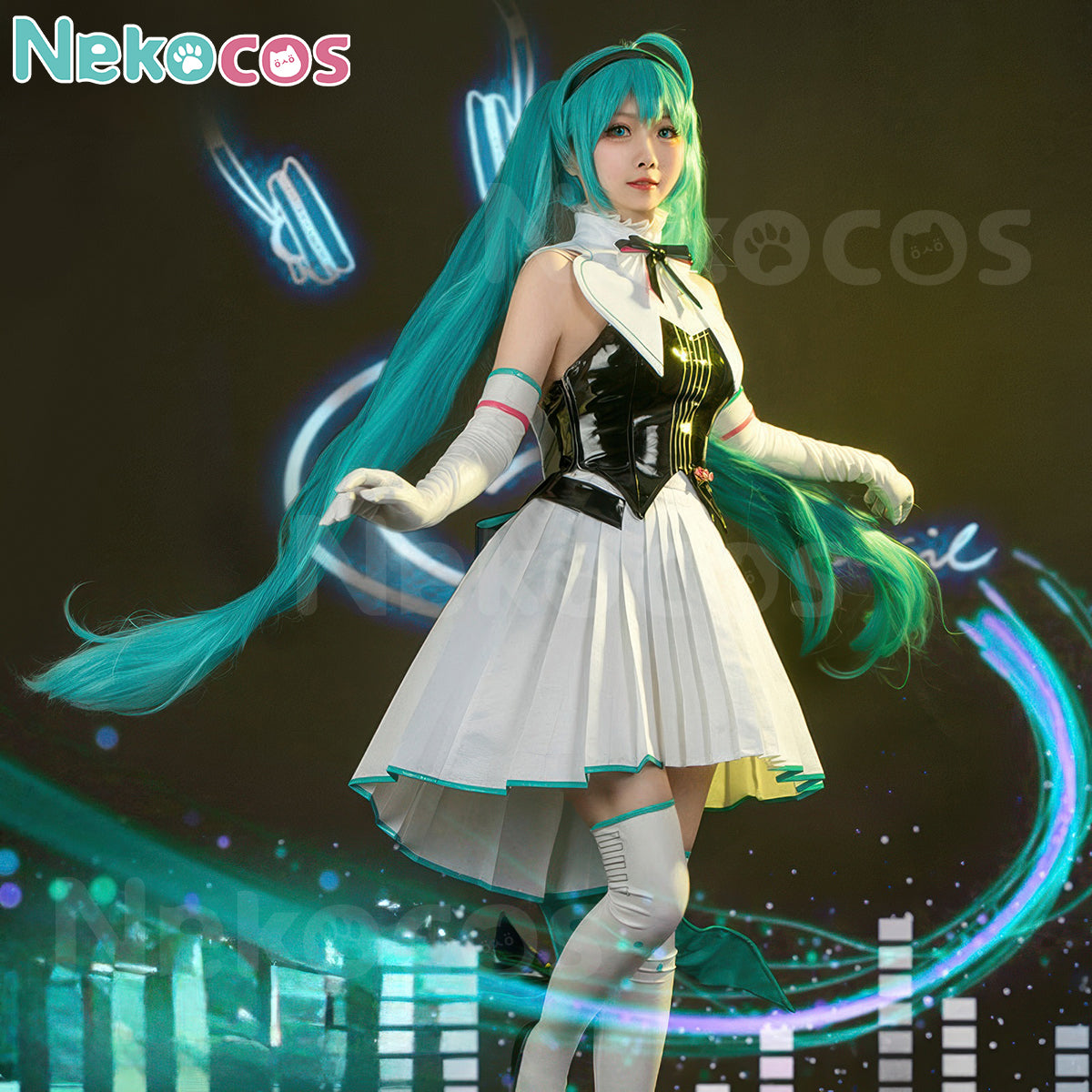 Vocaloid Miku Cosplay Costume - Custom Tailored EleganceCostume,Hatsune Miku