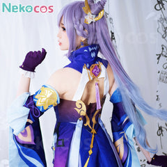Genshin Impact Keqing Cosplay Costume | Custom Tailored PrecisionCostume,Game,Genshin Impact