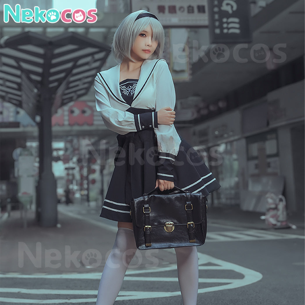 【Nekocos】Game Cosplay YoRHa No. 2 Type B Sailor Uniform Cosplay Costume