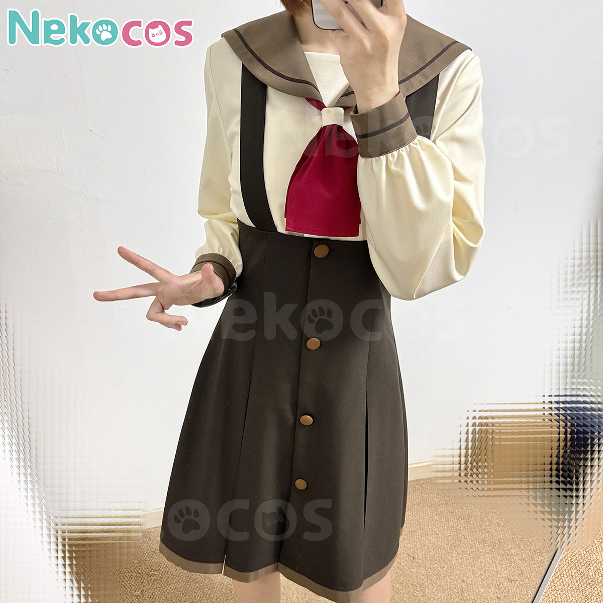 Nadeko Sengoku School Uniform Cosplay Costume Available NowAnime,Costume,Monogatari Series