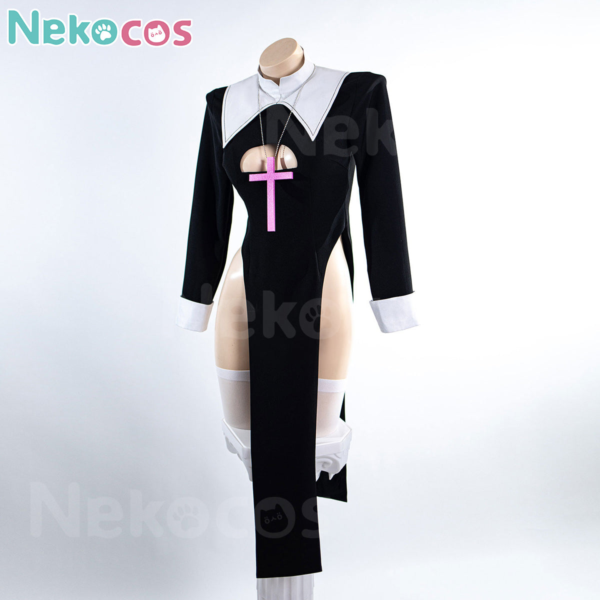 Miku Rabbit Hole Nun Cosplay Costume