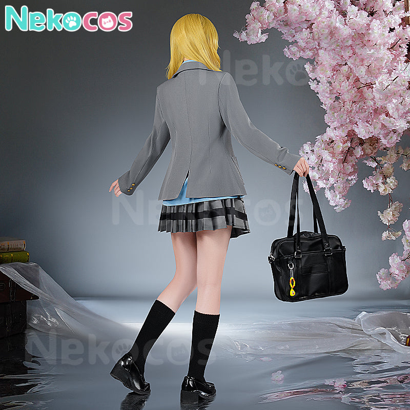 【Nekocos】Anime Your Lie in April Cosplay Kaori Miyazono Cosplay Costume | Pre-Sale