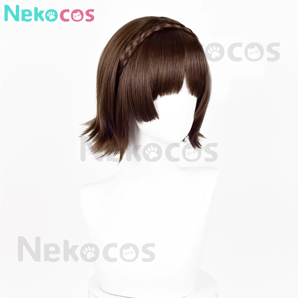 【Nekocos】Game Persona 5 Cosplay Makoto Niijima Cosplay Wig | In Stock