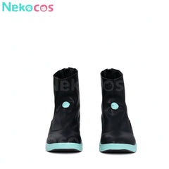 Hatsune Miku Cosplay Shoes - Silver Patent Leather StyleHatsune Miku,Shoes,Vocaloid