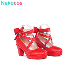 Madoka Kaname Cosplay Shoes for EnthusiastsAnime,Puella Magi Madoka Magica,Shoes