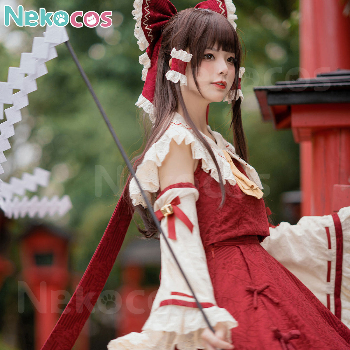 Reimu Hakurei Cosplay Costume Premium Edition - Custom TailoredCostume,Game,Touhou Project