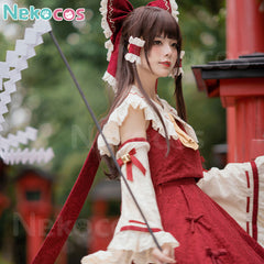 Reimu Hakurei Cosplay Costume Premium Edition - Custom TailoredCostume,Game,Touhou Project