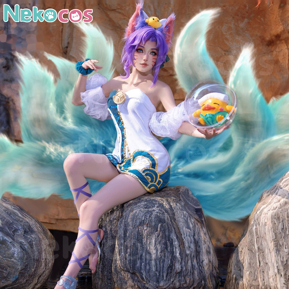 Ahri Cosplay Costume Custom-Tailored - Shop NowCostume,Game,League of Legends