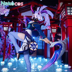 Spirit Blossom Akali Cosplay Costume - Premium EditionCostume,Game,League of Legends