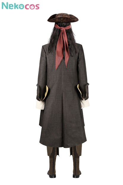 【Nekocos】Movie Jack Cosplay Costume Black Jacket Uniform Halloween Cape Standard Collar Custom Christmas Cosplay Costume | Pre-Sale