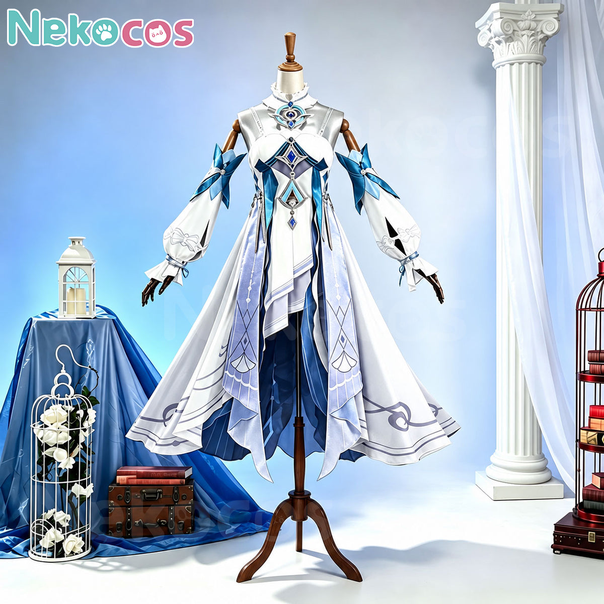Genshin Impact Vodyanitsa Cosplay Costume - Custom TailoredCostume,Game,Genshin Impact