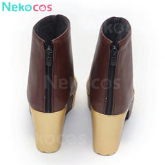 Eyjafjalla Cosplay Shoes - Fluffy Little Witch StyleArknights,Game,Shoes