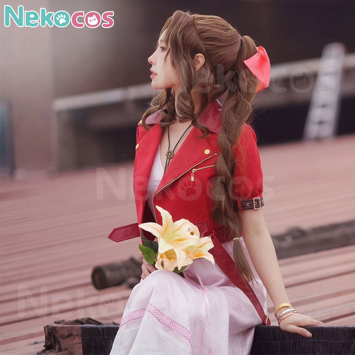 Aerith Cosplay Costume Custom Tailor – Shop NowCostume,Final Fantasy VII,Game