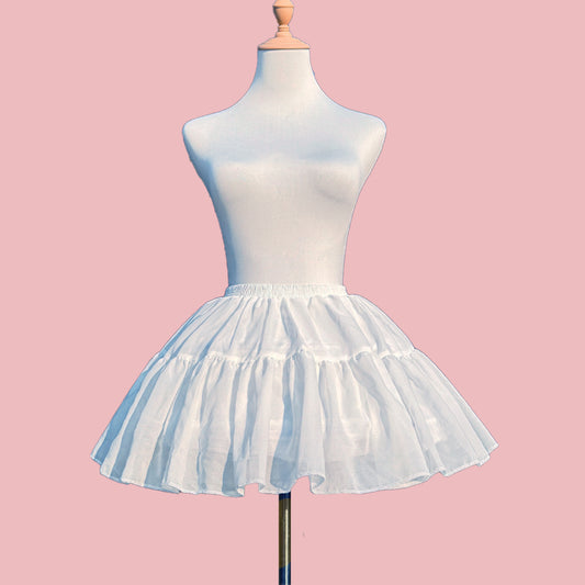 【Nekocos】Cosplay Petticoat Halloween Christmas Fishbone Violence White Petticoat Cosplay Costume | In Stock