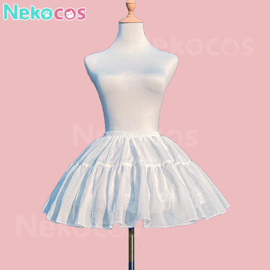 【Nekocos】Cosplay Petticoat Halloween Christmas Fishbone Violence White Petticoat Cosplay Costume | In Stock