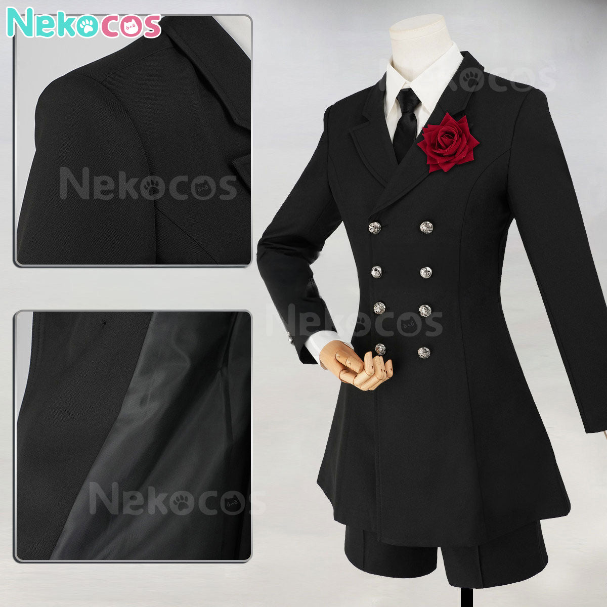 Ciel Phantomhive Funeral Cosplay Costume - In Stock NowAnime,Black Butler,Costume