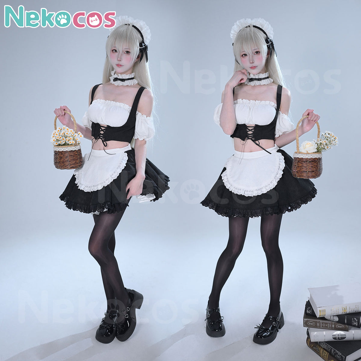 Sora Kasugano Maid Cosplay Costume