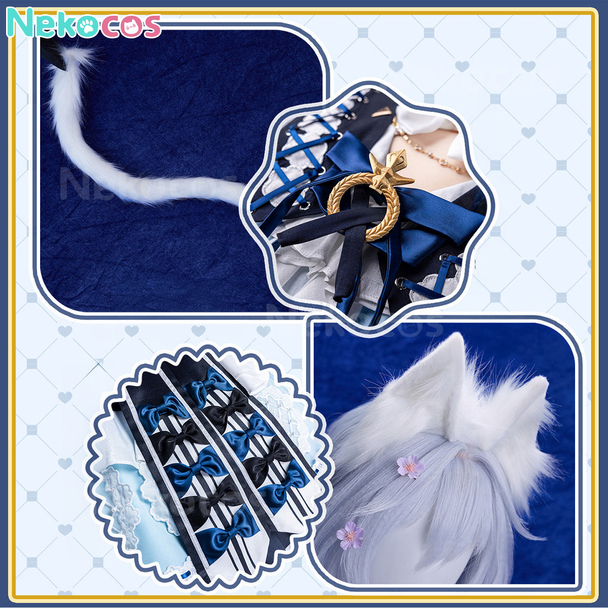 Arknights Rosmontis Cosplay Costume - Custom Tailored EleganceArknights,Costume,Game