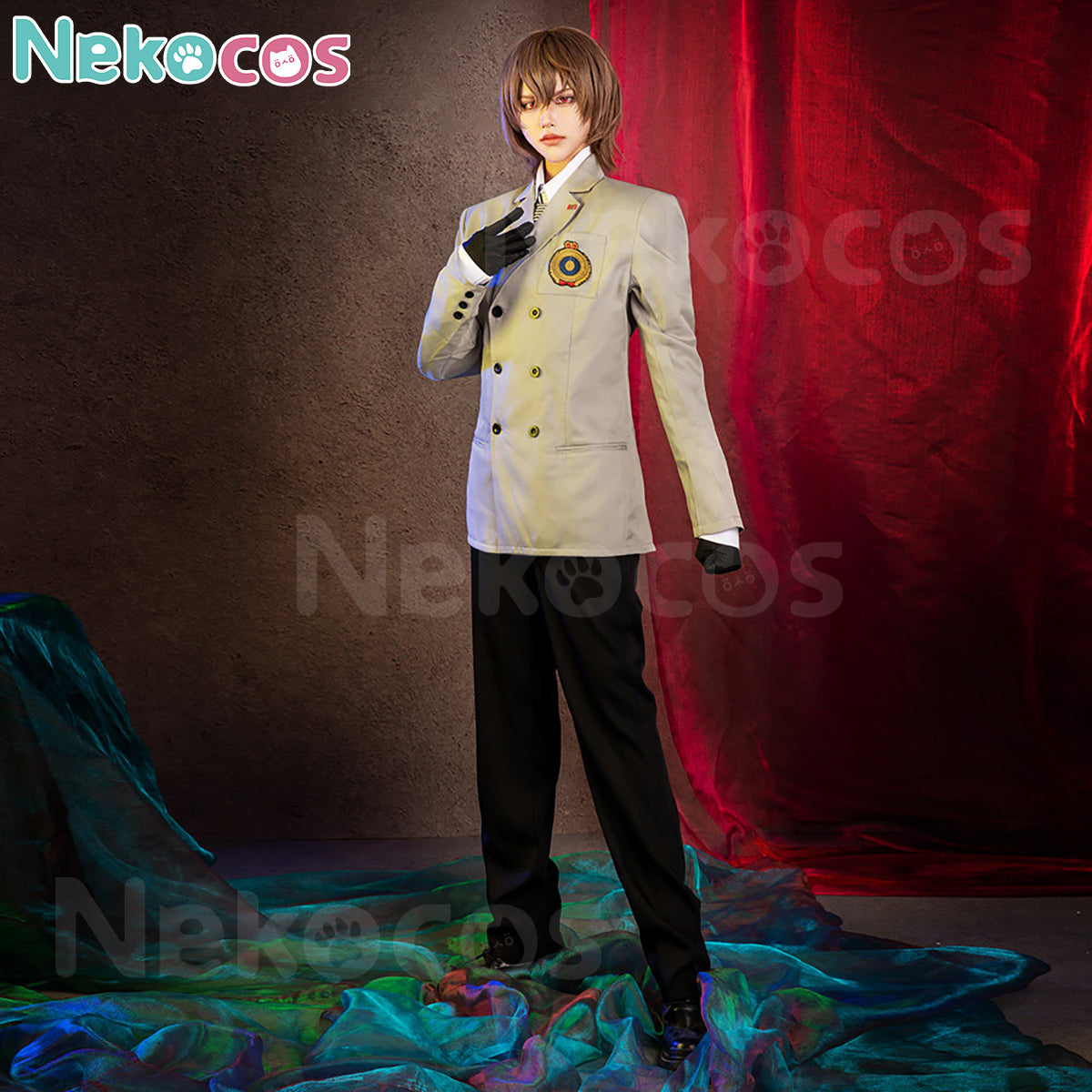 Goro Akechi Cosplay Costume - Premium Custom TailoringCostume,Game,Persona