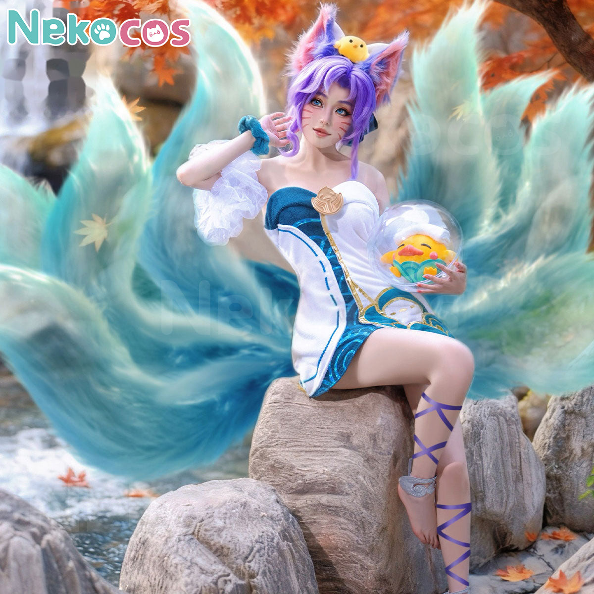 Ahri Cosplay Costume Custom-Tailored - Shop NowCostume,Game,League of Legends