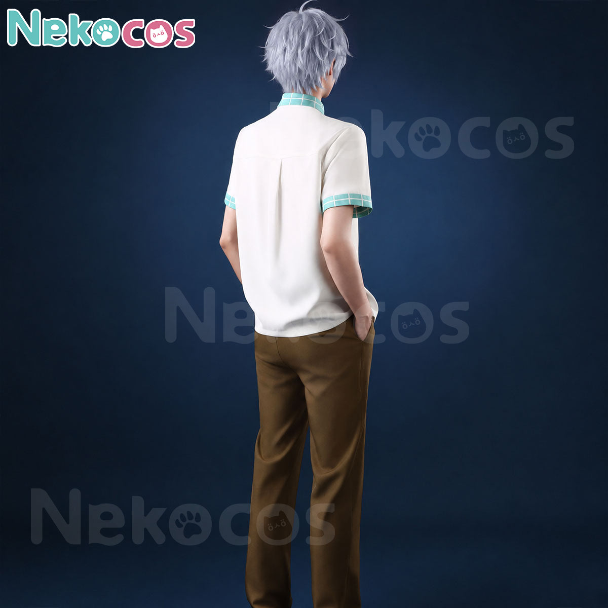 Anime Cosplay Green Plaid Shirt - Stylish High School OutfitAlien Stage,Anime,Costume