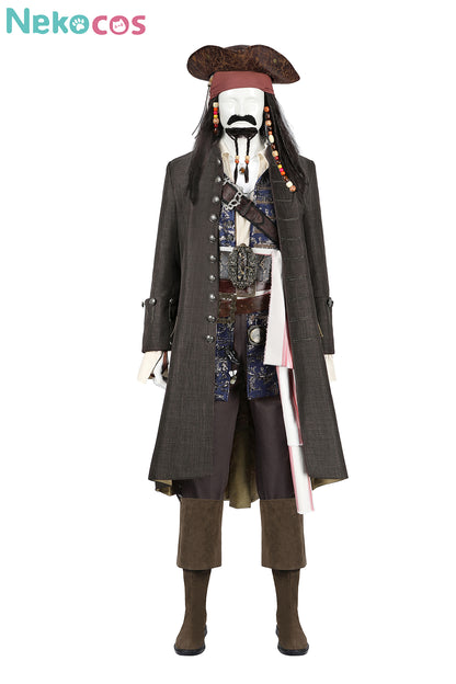 【Nekocos】Movie Jack Cosplay Costume Black Jacket Uniform Halloween Cape Standard Collar Custom Christmas Cosplay Costume | Pre-Sale