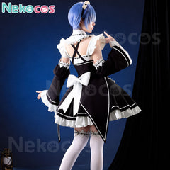 Rem Ram Anime Maid Cosplay Costume | Custom-Tailored EleganceAnime,Costume,Re Zero