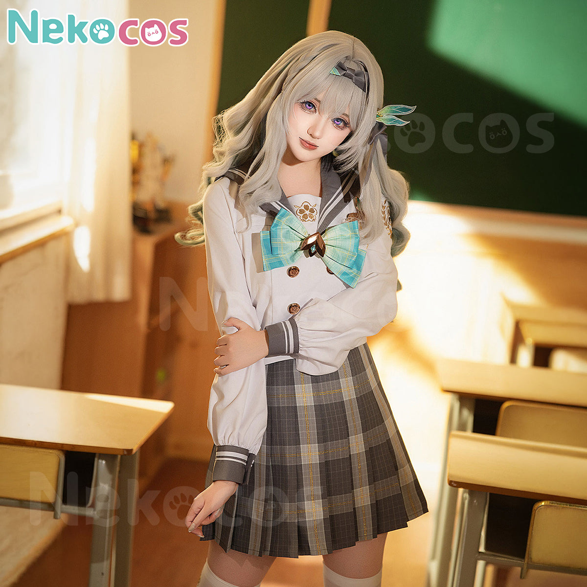 Honkai Star Rail Firefly Spring Missive Cosplay Costume - In StockCostume,Game,Honkai: Star Rail