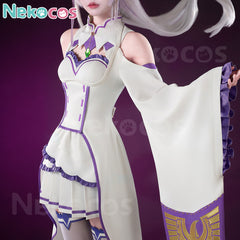 Emilia Cosplay Costume Custom-Tailored for Anime FansAnime,Costume,Re Zero