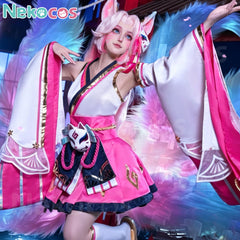 Chibi Ahri Cosplay Costume – Premium Custom-Tailored EditionCostume,Game,League of Legends