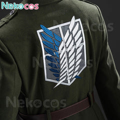 Survey Corps Trench Coat Cosplay Costume | Custom-TailoredAnime,Attack On Titan,Costume