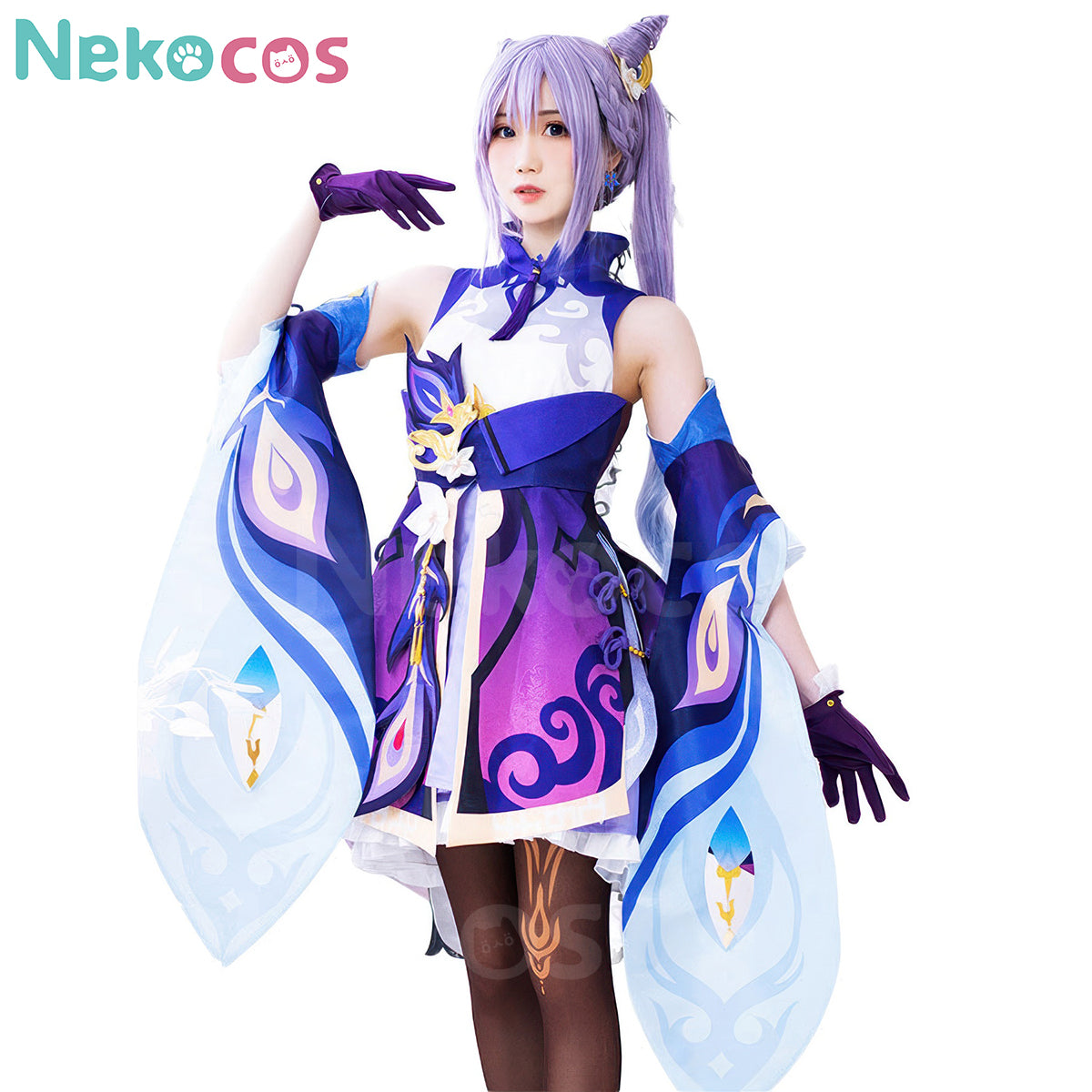 Genshin Impact Keqing Cosplay Costume
