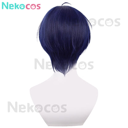 【Nekocos】Game Persona 3 Cosplay Makoto Yuki Battle Suit Cosplay Wig | In Stock