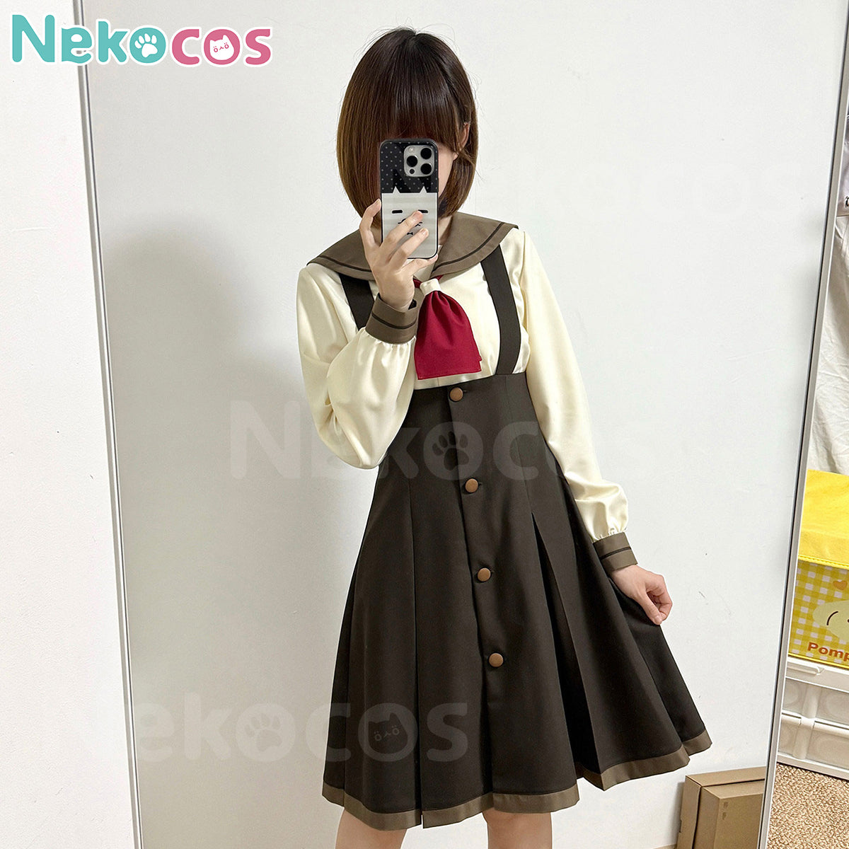 Nadeko Sengoku School Uniform Cosplay Costume Available NowAnime,Costume,Monogatari Series
