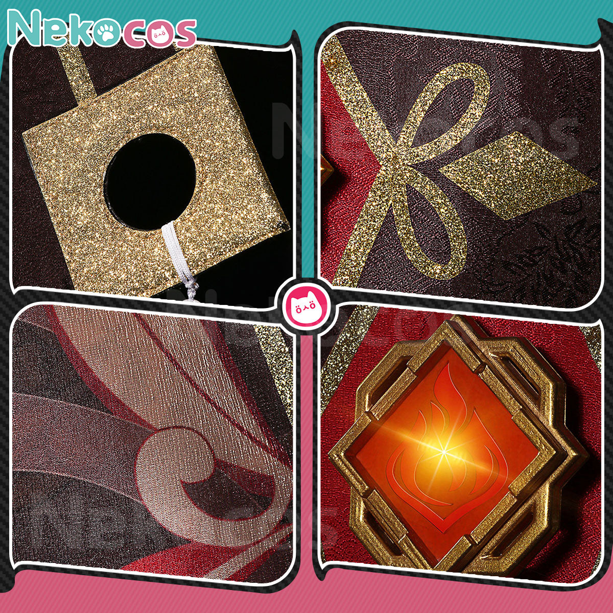 Genshin Impact Hu Tao Cosplay Costume