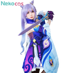 Genshin Impact Keqing Cosplay Costume | Custom Tailored PrecisionCostume,Game,Genshin Impact