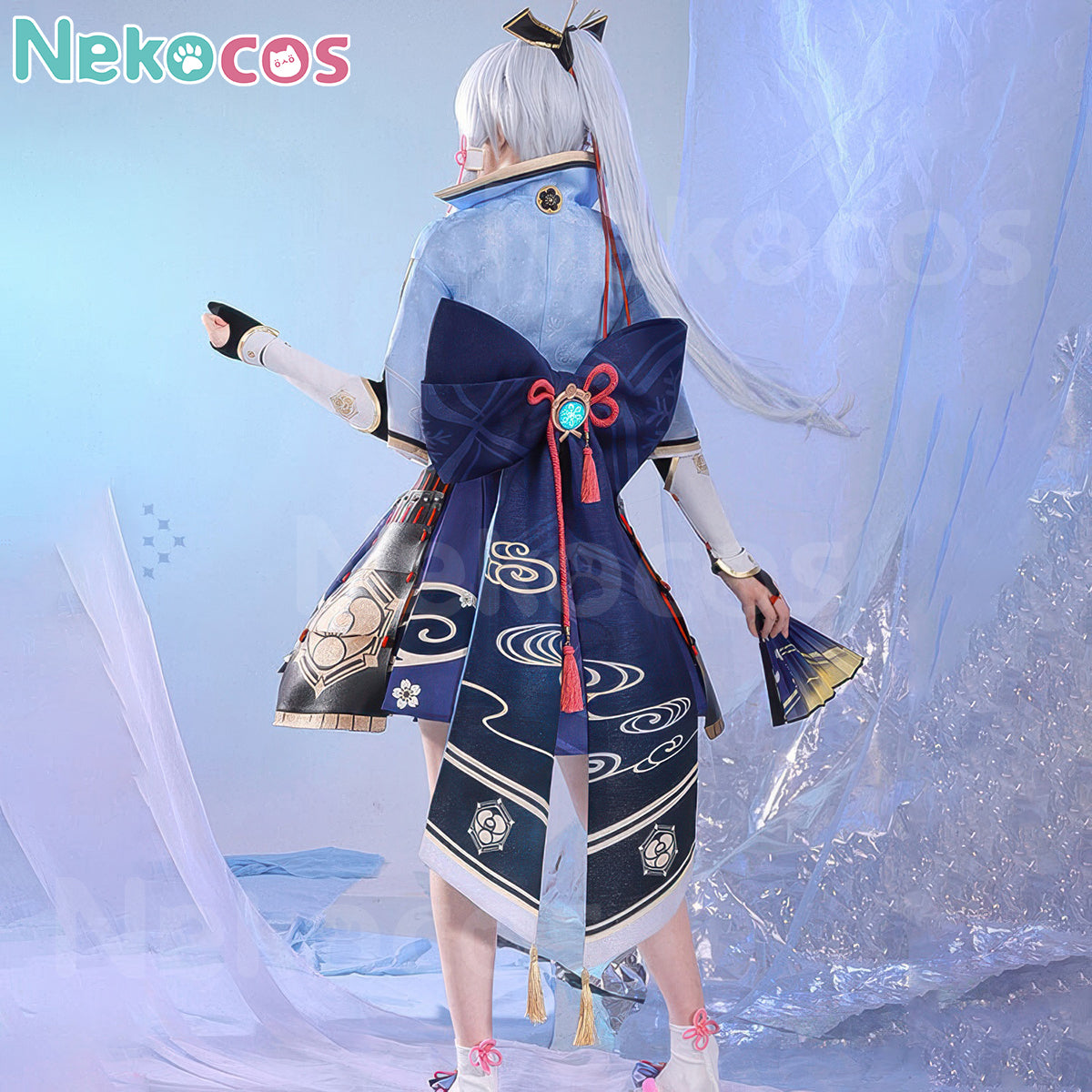 【Nekocos】Game Genshin Impact Cosplay Kamisato Ayaka Cosplay Costume Premium Edition