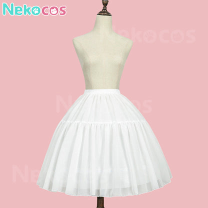【Nekocos】Cosplay Petticoat Halloween Christmas Fishbone Violence White Petticoat Cosplay Costume | In Stock