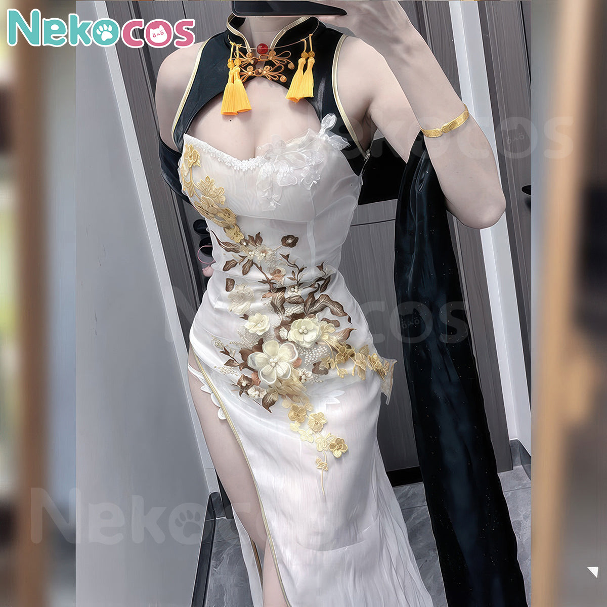 Nekocos Flower Crown Cosplay Costume - Premium Edition In StockCostume,Game,Goddess of Victory: NIKKE