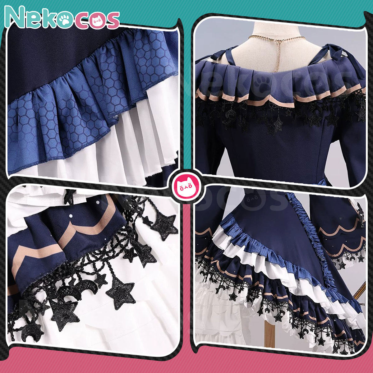 Kurobe Nanoka Cosplay Costume - Premium Edition In StockCostume,Game,Magical Girl Witch Trials