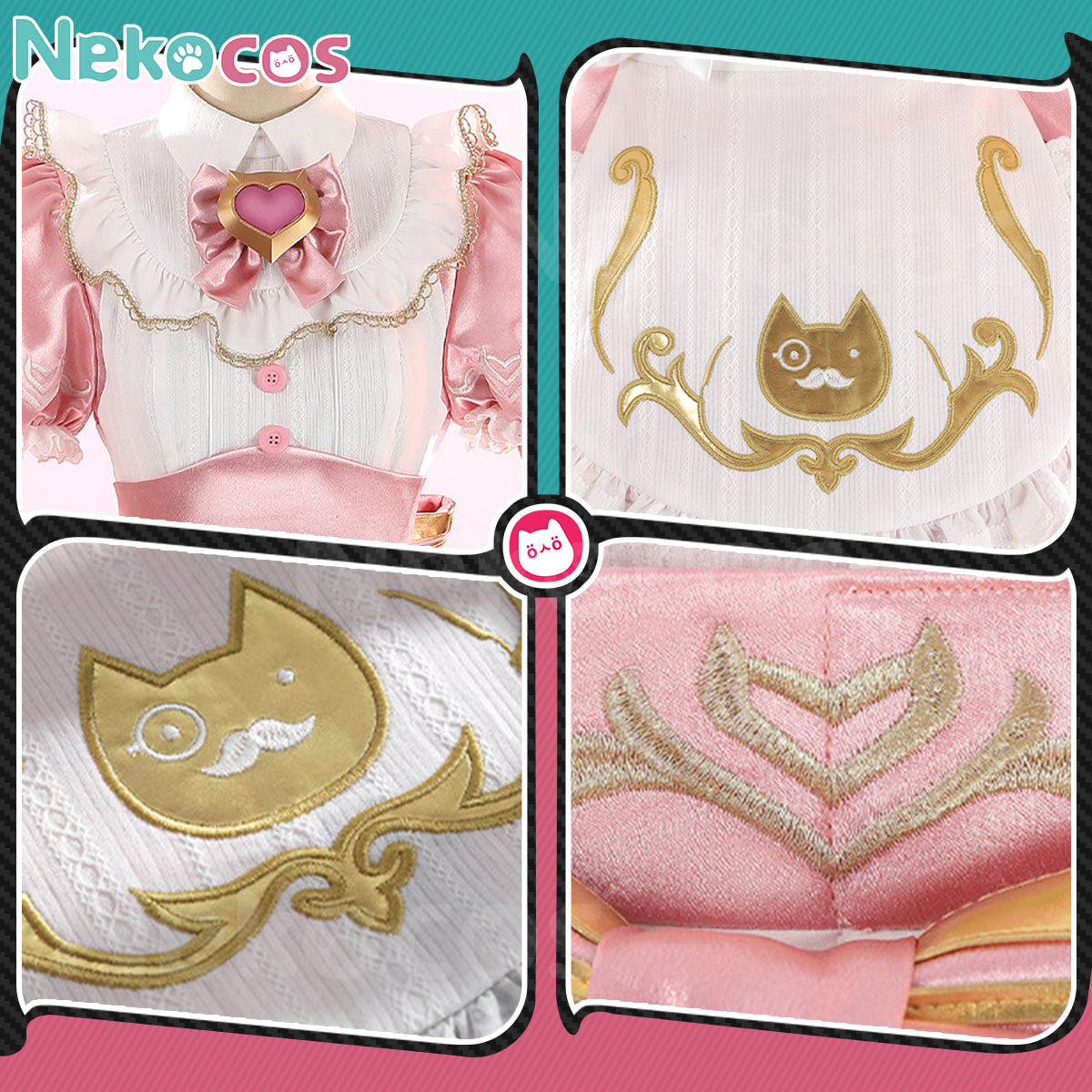 Kiriko Cosplay Costume - Custom-Tailored Nyan Cafe OutfitCostume,Game,Overwatch