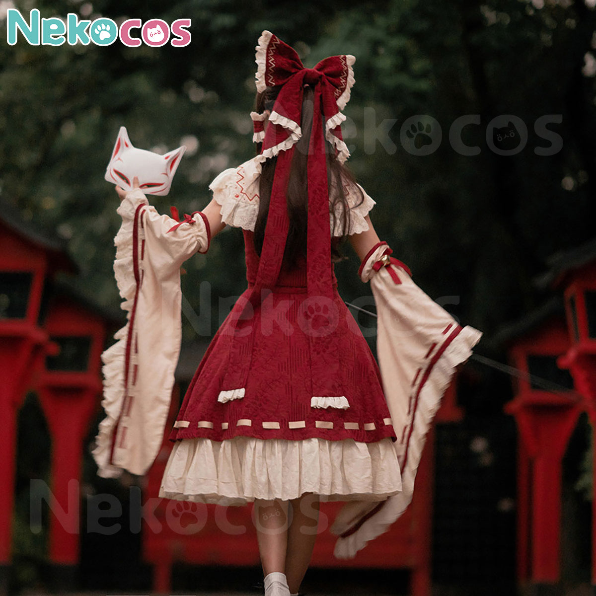 Reimu Hakurei Cosplay Costume Premium Edition - Custom TailoredCostume,Game,Touhou Project