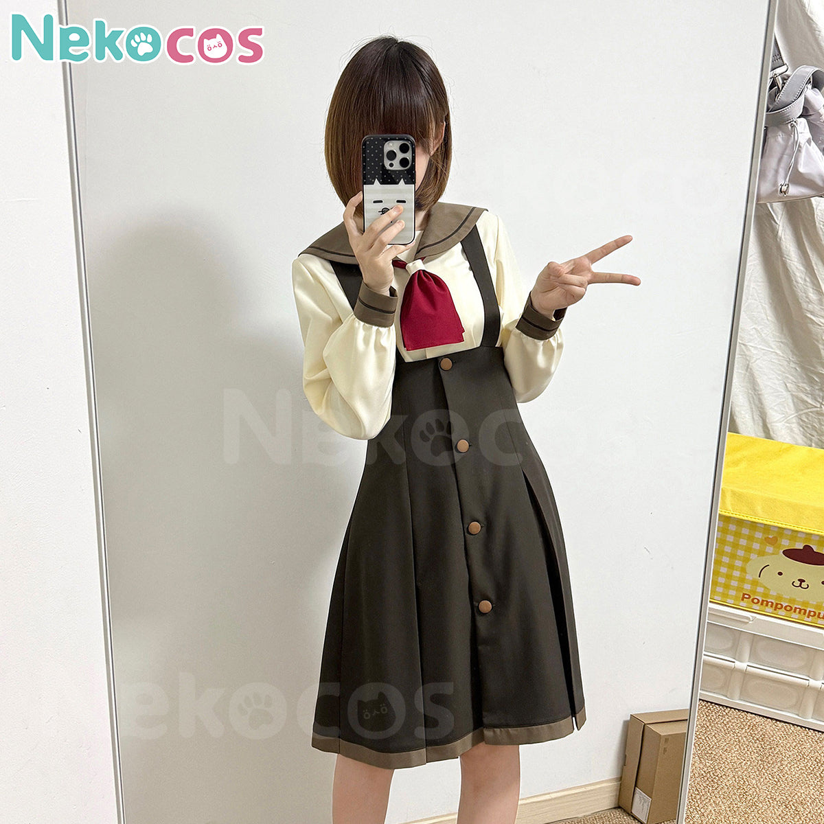 Nadeko Sengoku School Uniform Cosplay Costume Available NowAnime,Costume,Monogatari Series
