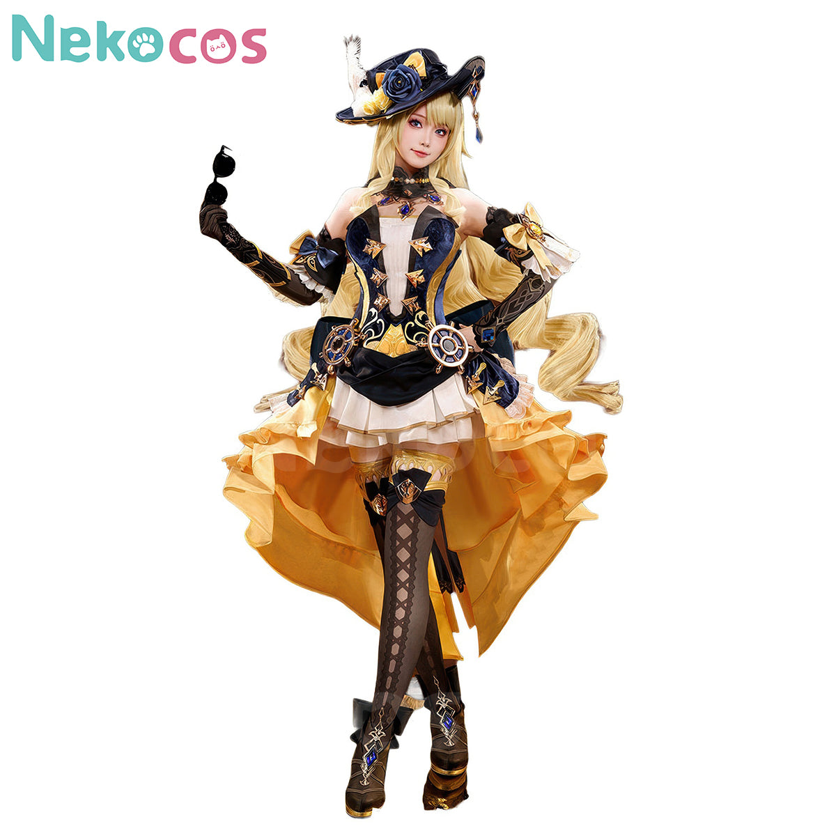 Genshin Impact Navia Cosplay Costume - Premium Custom EditionCostume,Game,Genshin Impact