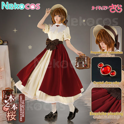 【Nekocos】Anime Cardcaptor Sakura Cosplay Kinomoto Sakura Cosplay Costume | Pre-Sale